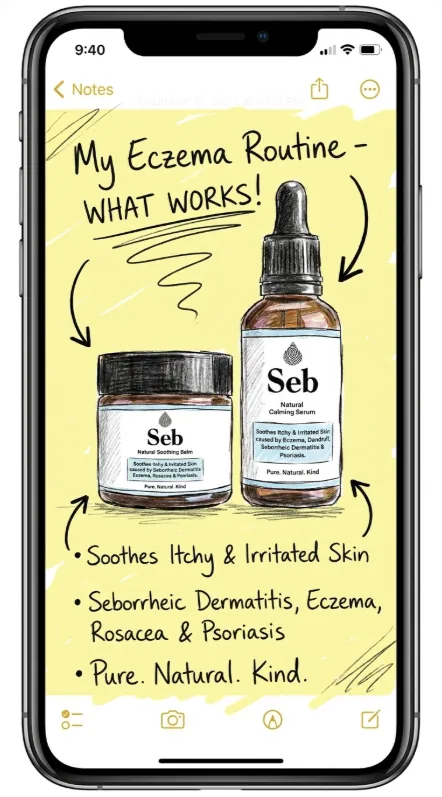 Seb ad: My eczema routine, what works