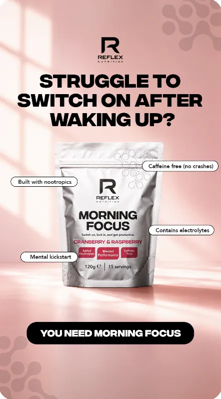 Reflex Nutrition ad: Morning Focus
